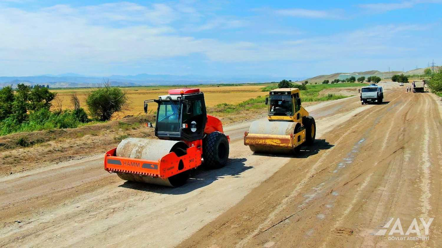 Horadiz–Zəngilan avtomobil yolu əsaslı təmir olunur - FOTO/VİDEO