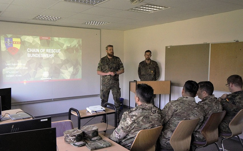 MN: "Almaniya ilə hərbi tibb sahəsində ekspert danışıqları aparılıb" - FOTO