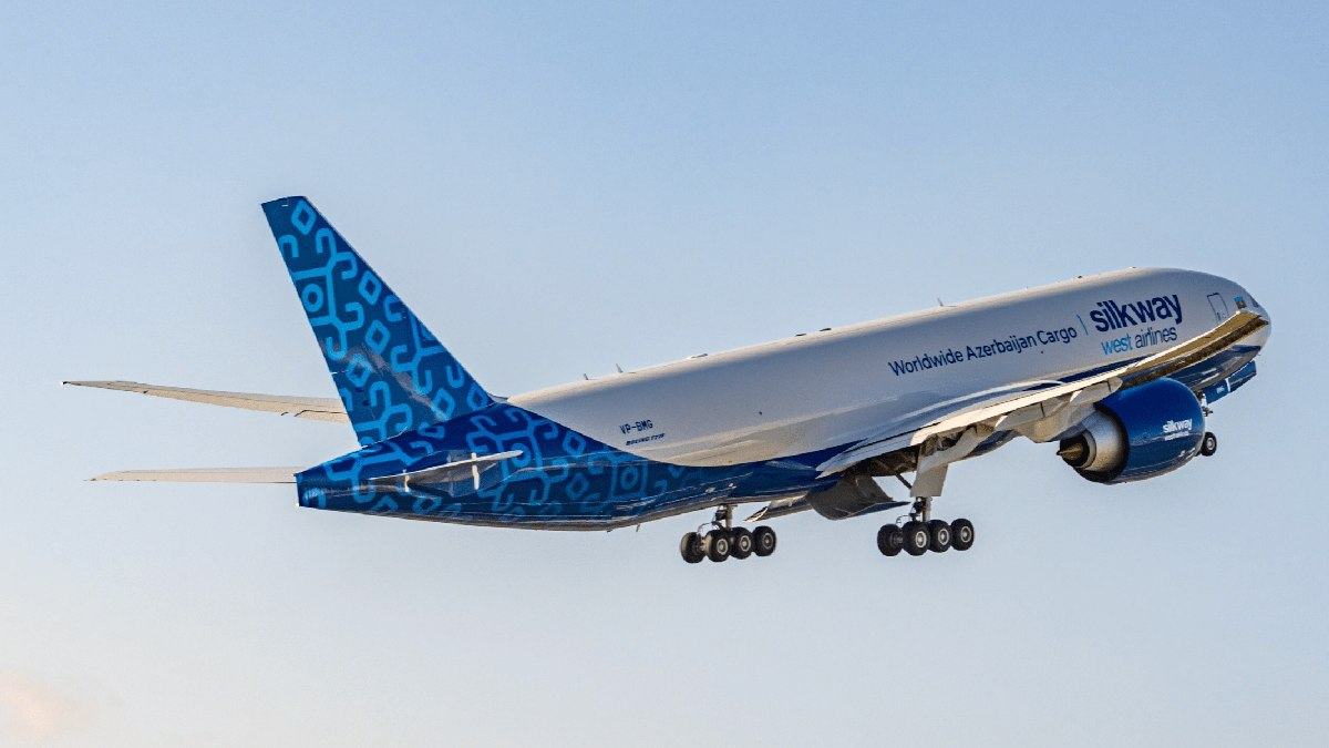 Silk Way West Airlines yeni Boeing 777F təyyarəsi ilə İstanbula ilk kommersiya uçuşunu həyata keçirdi
