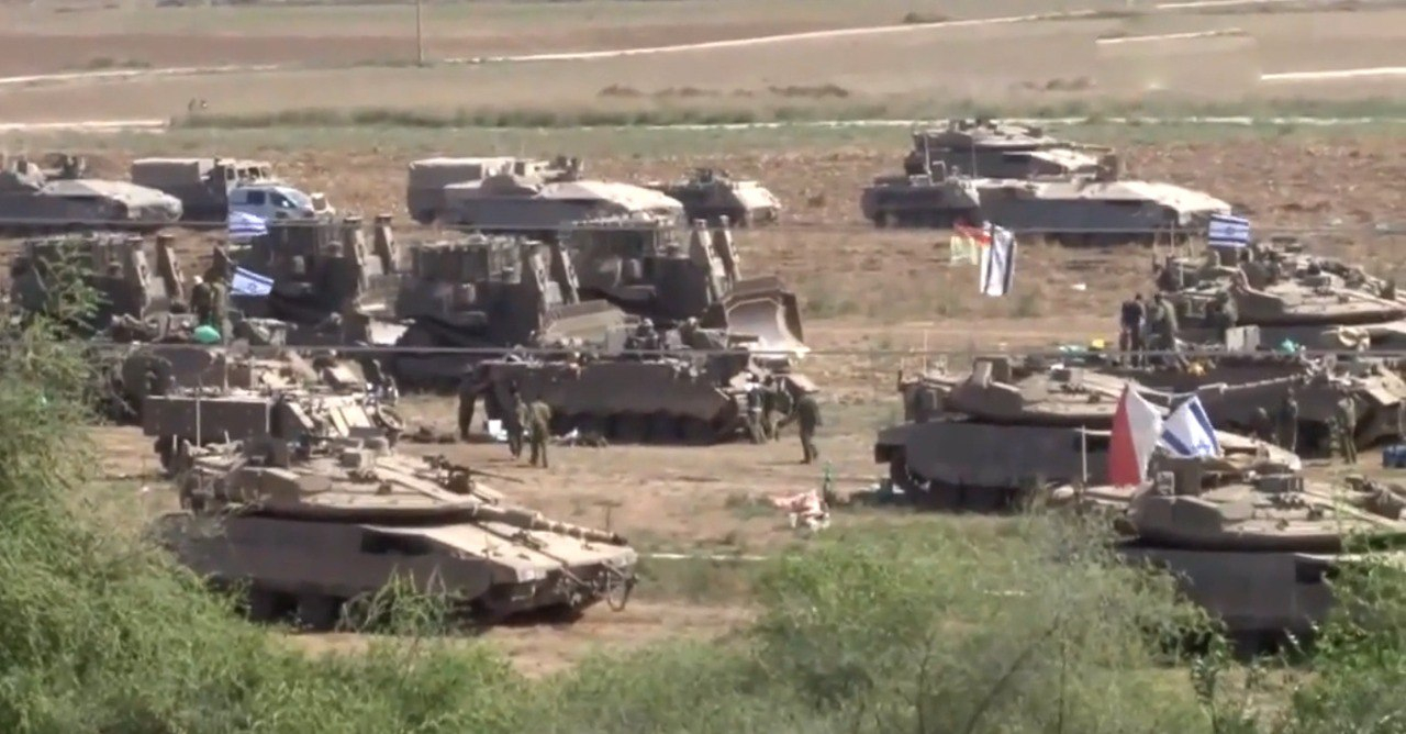 İsrail dövlət televiziyası: “Ordu Qəzzada quru əməliyyatı üçün hazırlıqlarını tamamlayıb” - FOTO/VİDEO