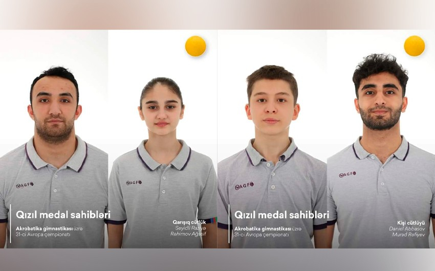 Azərbaycan gimnastları Avropa çempionatında qızıl medallar qazanıblar