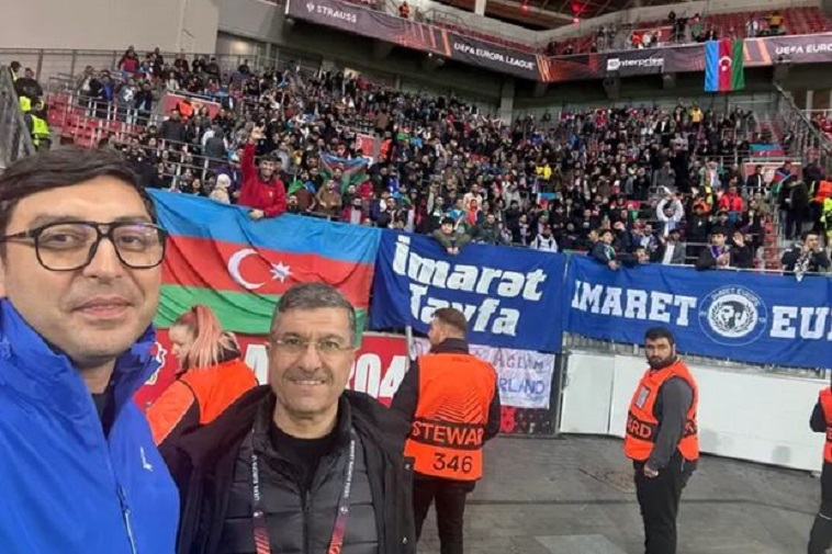 Fərid Qayıbov “Bayer” - “Qarabağ” matçından paylaşım edib - FOTO