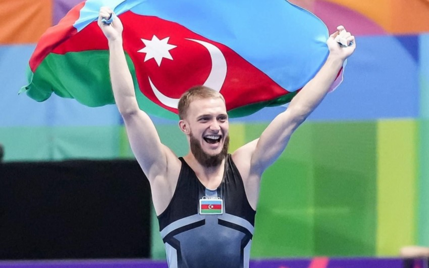 Azərbaycan gimnastı dünya çempionatında qızıl medal qazanıb - FOTO