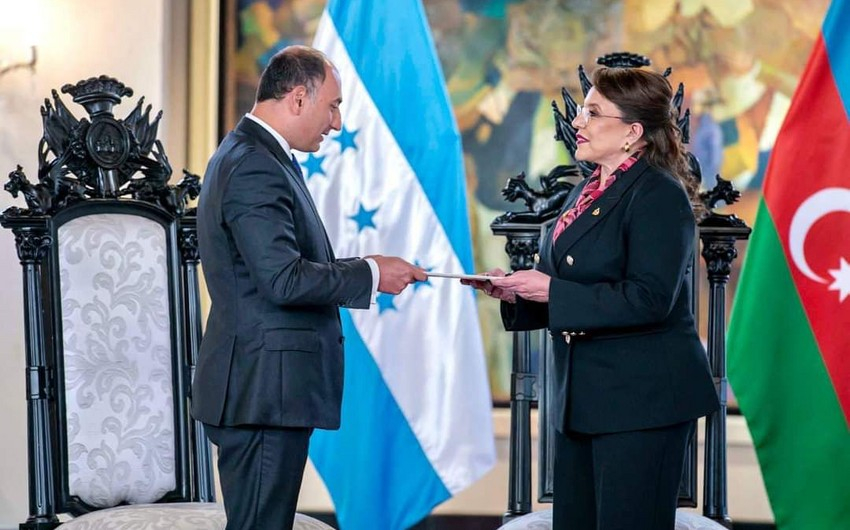 Honduras Prezidenti Azərbaycan səfirinin etimadnaməsini qəbul edib - FOTO