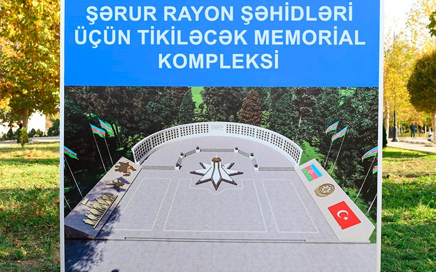 Şərurda şəhidlər memorial-abidə kompleksi inşa olunacaq
