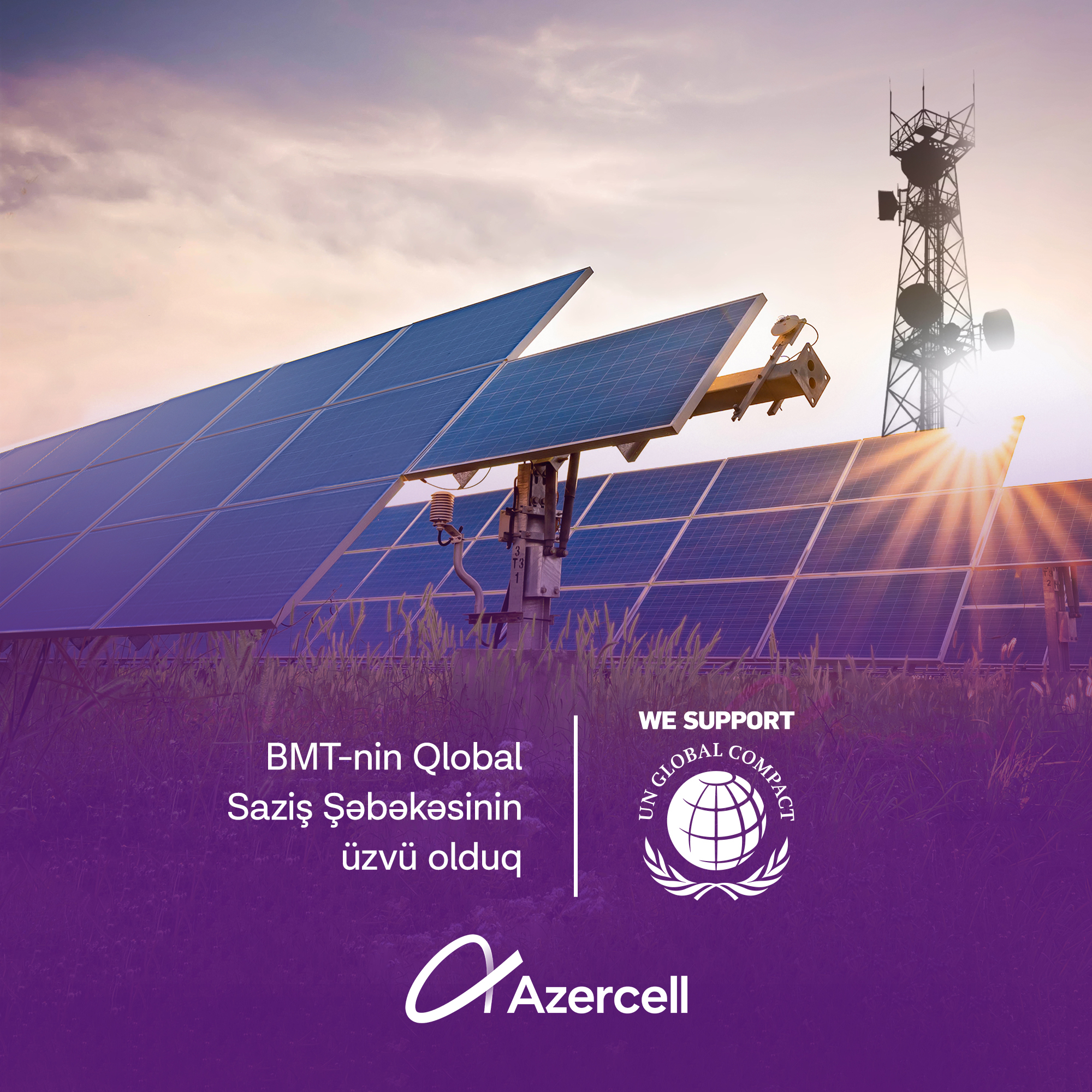 "Azercell Telecom" BMT-nin Qlobal Sazişinə qoşulub