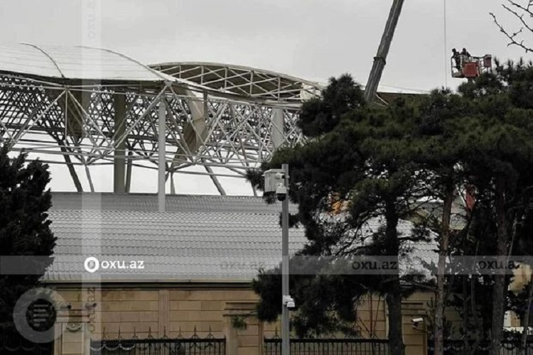 “Qarabağ”ın oyununun keçiriləcəyi stadionda bədbəxt hadisə - YENİLƏNİB + FOTO