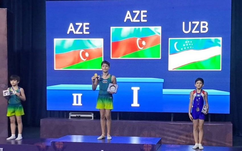 Azərbaycan gimnastları beynəlxalq turnirdə növbəti medallara sahib olublar