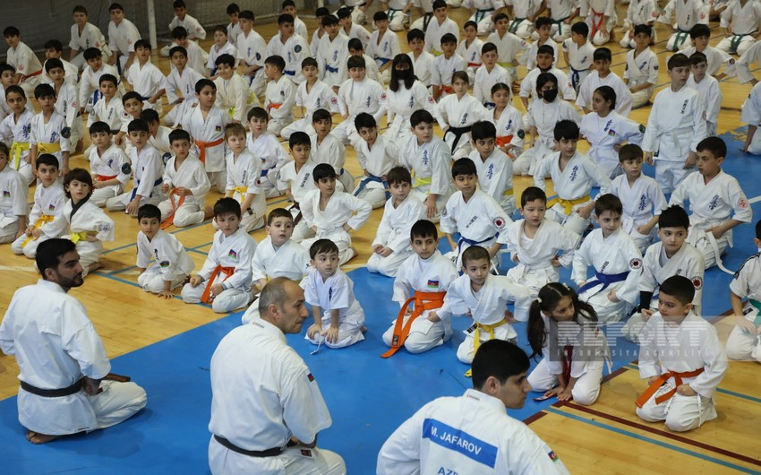 Azərbaycan Fullkontakt Kyokuşin Karate Federasiyasının qış seminarı keçirilib - FOTO/VİDEO