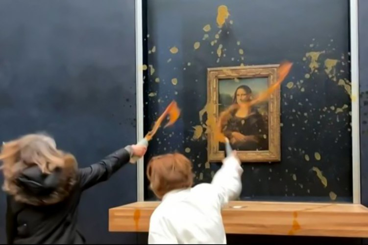 Nazir üzərinə şorba atılan "Mona Liza"dan danışdı: "Gələcək nəsillərə aiddir" - FOTO