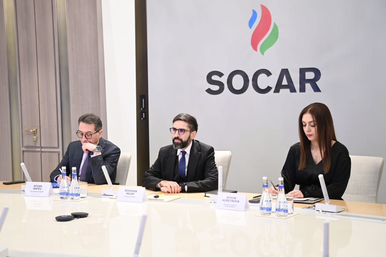 SOCAR-ın prezidenti Dünya İqtisadi Forumunun nümayəndələri ilə görüşüb