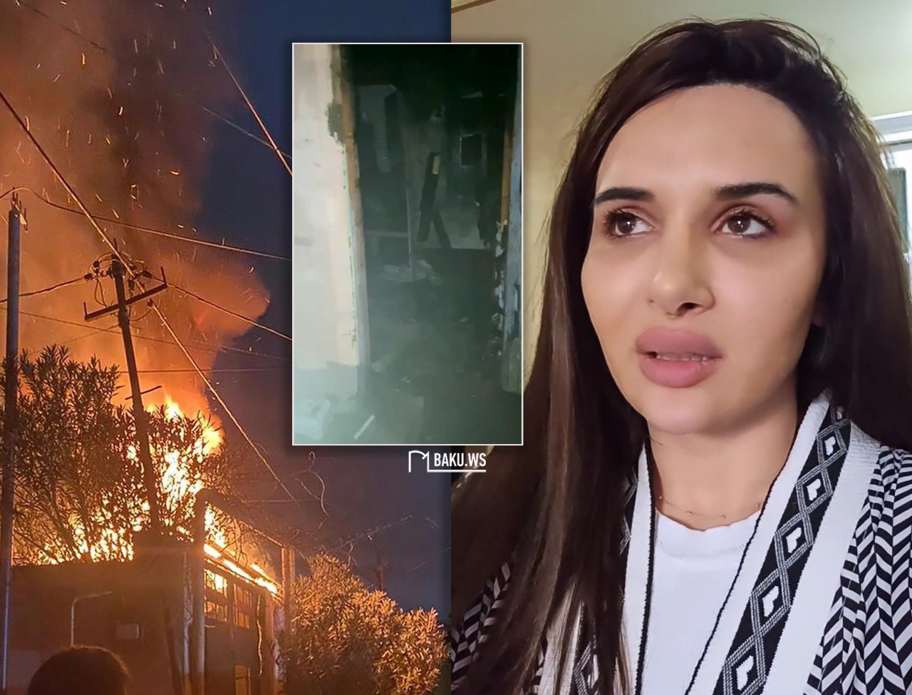 Azərbaycanda aparıcının evini yandırıblar?