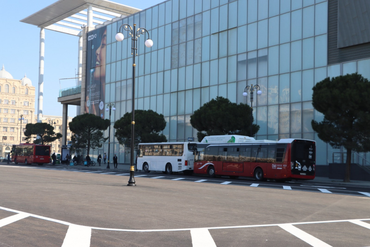 Bu gündən 181 avtobus yeni nəqliyyat mübadilə mərkəzindən hərəkət edəcək - FOTO