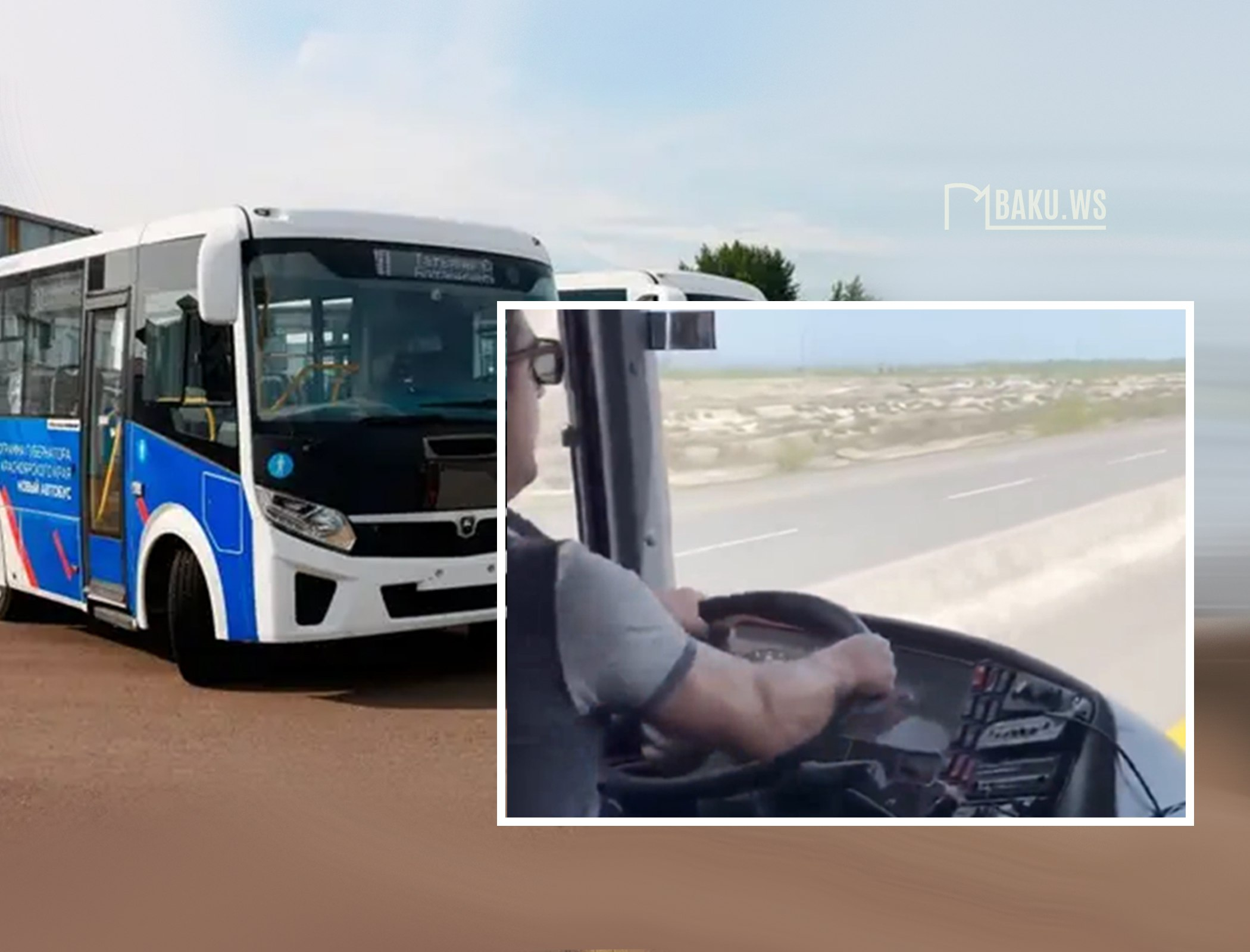 Tərtər-Bakı avtobusunda TƏHLÜKƏ