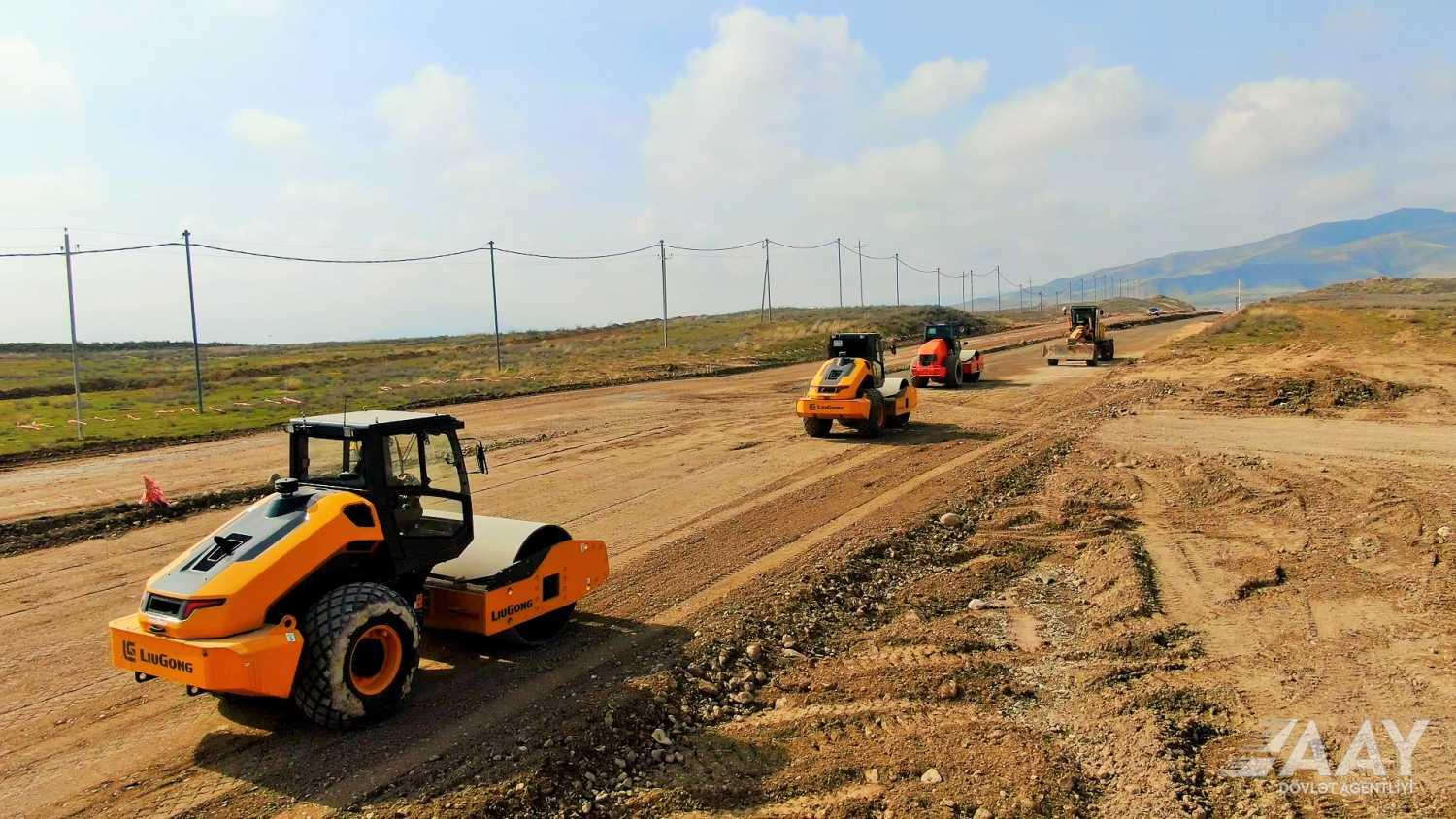 Əsgəran avtomobil yolunun inşasına start verilib - FOTO