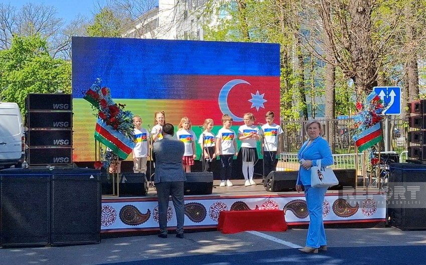 Ukraynanın İrpen şəhərində ölkədə ilk dəfə olaraq Azərbaycan mədəniyyəti günü keçirilib - FOTO