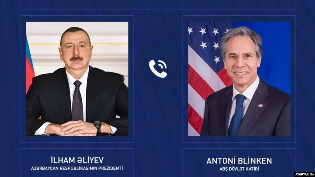 Antoni Blinken Azərbaycan Prezidenti İlham Əliyevə zəng edib