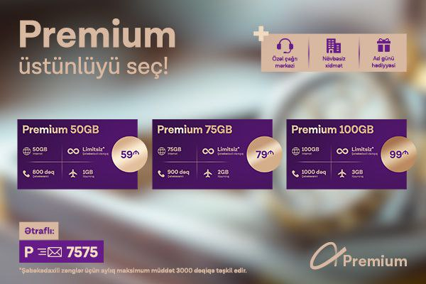 Azercell Premium Tarifi və Premium+ Loyallıq Proqramını istifadəyə verdi - FOTO