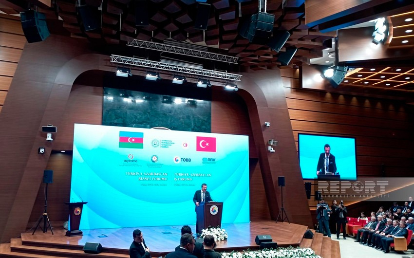 Azərbaycan-Türkiyə Biznes Forumu keçirilib - YENİLƏNİB - FOTO